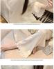 2025 Women's Ice Silk Pajama Set: Cute Kitty, Long-Sleeve for Spring and Autumn