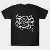 Мужская черная футболка с принтом Hobie Brown Punk Logo Печать на трансферной бумаге без вырезания Хлопковая футболка