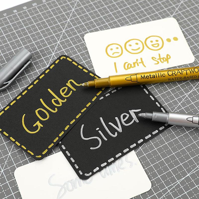 Металлический маркер-краска Нетоксичный перманентный маркер Маркер для DIY-арта