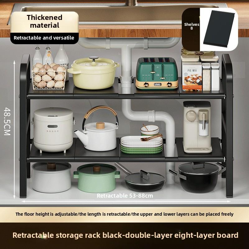 Новая полка для раковины, столешница, многоуровневый шкаф, регулируемая высота, многоцелевое хранение, кухонное хранение, оптовая продажа