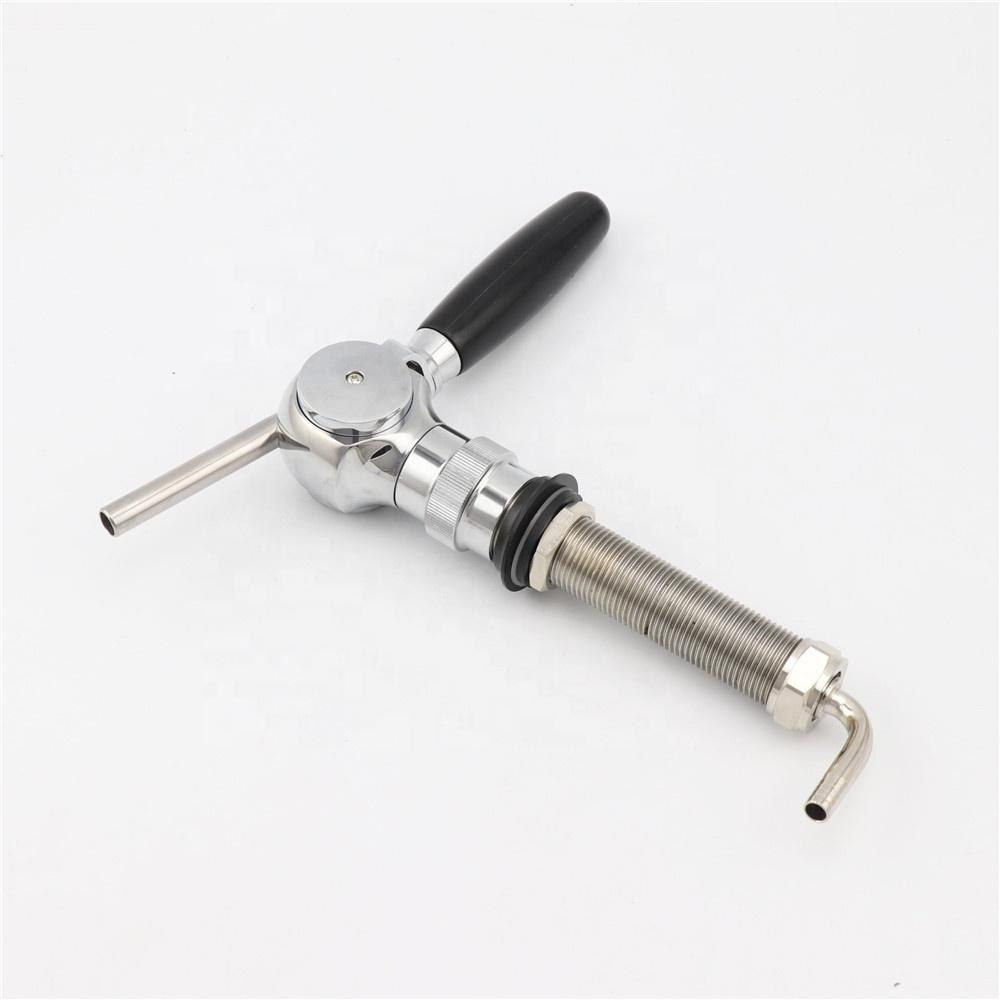 Belgian Beer Tap 100mm Length Shank G5/8" Flow Control Draft Beer Faucet Home Brewing Beer Tower Wine Column Dispenser Tap