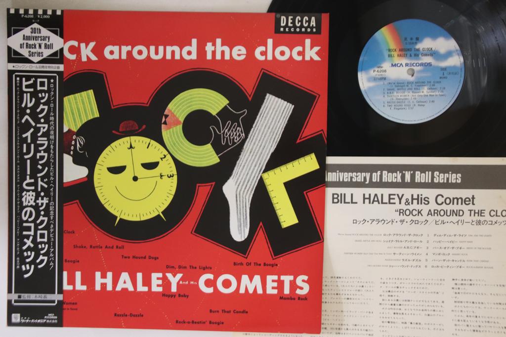 LP Пластинка BILL HALEY & HIS COMETS - Rock Around The Clock P6208PROMO MCA 1985 Япония Оби Рок Б/У