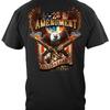 2nd Aunisexdunisext Attack Eagle With Double Ar15 100 Cotton Black T Shirt