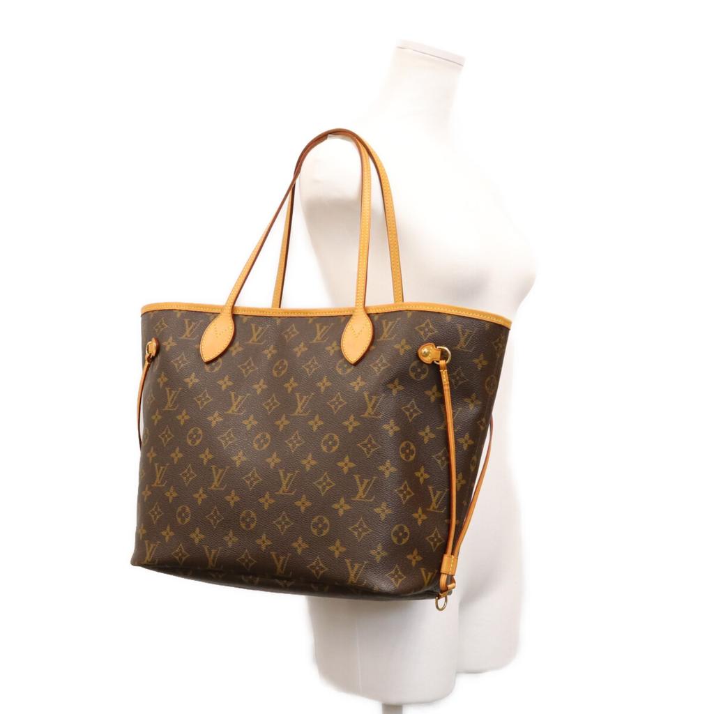LOUIS VUITTON 2008 M40156 Monogram Neverfull MM Tote Bag Tote Bag Black / Gold HardwareUsed
