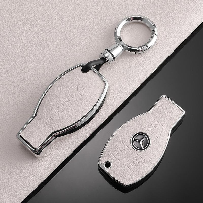 SUG2 TPU Car Key Case Cover Protection Shell Keychain For Mercedes Benz C E S-Class ML GL R SLK W204 W212 W221 W164 2001-2014 Sticker