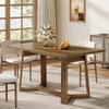 Tribesigns Dining Table for 4-6 People, 120 X 80 cm Modern Dining Table Made of MDF with Solid Look, Rectangular Kitchen Table