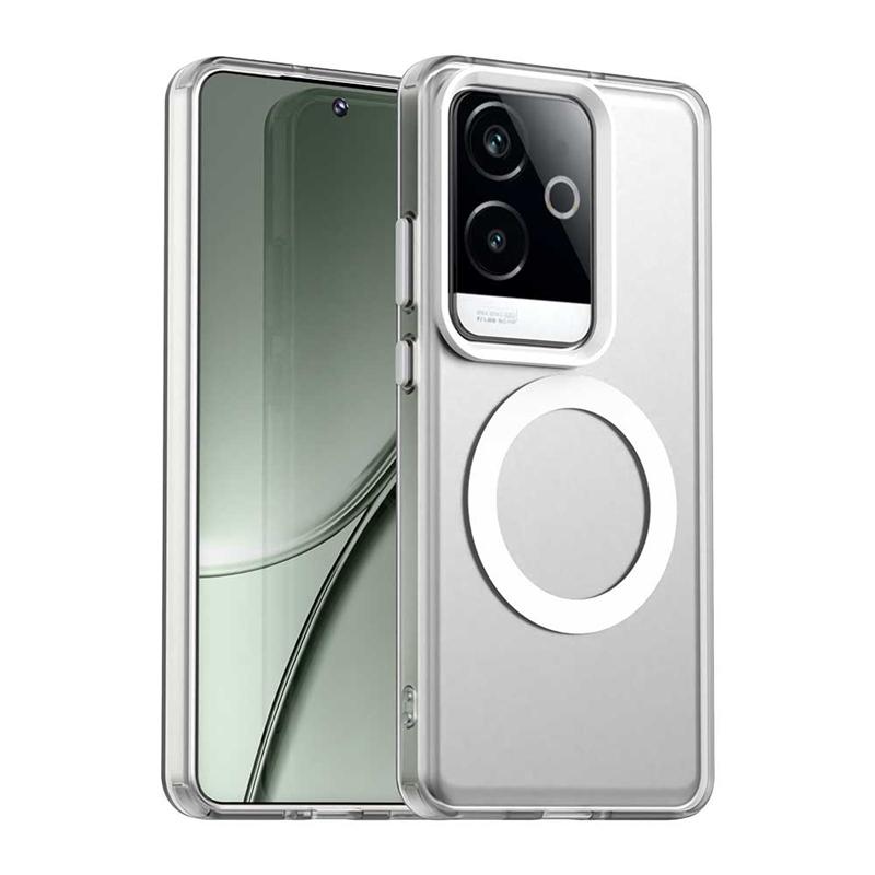 Прозрачный чехол для Realme GT 6 Китайский чехол Realme GT6 Магнитная адсорбция Беспроводная зарядка Задняя крышка для Realme GT 6 Китайский чехол