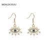 Fashion Funny Diamond Eyes Earrings Retro Eyes High-End Atmospheric Design Stud Earrings Jewelry