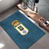 Crowned Shield with Cross Design suitable as a non-slip mat for the living room or bedroom sofa