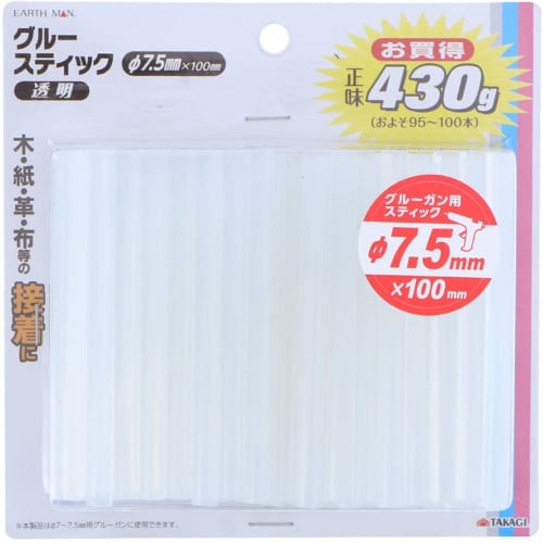 Takagi EARTH MAN Аккумуляторный беспроводной клеевой пистолет GG-210CL Набор клеевых стержней