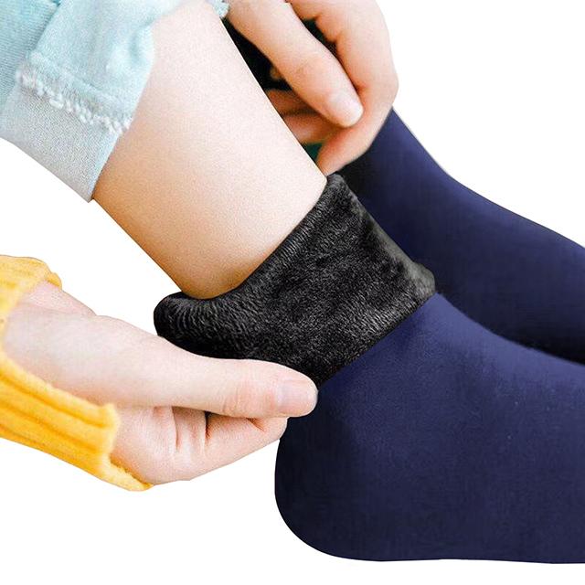 Men Women Socks Winter Warm Thicken Thermal Socks Velvet Cotton Soft Solid Sock Wool Cashmere Home Snow Floor Sock Autumn