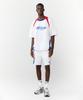 Reebok Базовые шорты-круги - Белые:синий