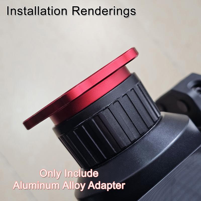 70/73mm Aluminum Alloy Adapter for Game Steering Wheel PXN V10 Laishida PXNV10pro Base Modification Connection Accessories MOD