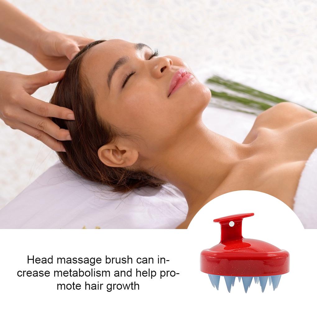 Силиконовая массажная щетка для волос и кожи головы, массажная щетка для шампуня, очиститель для душевой лейки