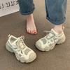 Showing Small Feet and Increasing Height, Thick-soled Mesh Dad Shoes for Women's 2024 Spring and Autumn New Casual Fashion Trend Women's Shoes