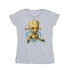 Guardians Of The Galaxy Womens/Ladies Groot Flowers Cotton T-Shirt
