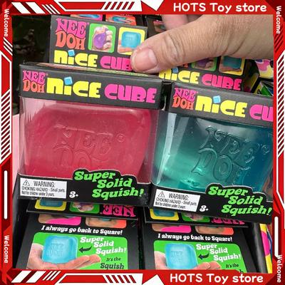 [В наличии] Needoh Nice Cube Тактильная игрушка-фиджет - Инструмент для снятия стресса и концентрации внимания для взрослых, Настольное украшение, Сувенир для вечеринки и Подарок