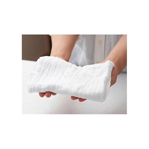 Белоснежный фукин (Белая салфетка для посуды Снежинка) Сделано в Японии, Однотонный, Безопасен для отбеливания хлором, Мягкий на ощупь