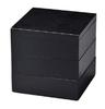 Outdoor Lunch Box Made In Matte Black Modern J-kitchens (Lunch Box) Japan, 5.5-inch (1 Box) 16.5cm