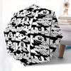 Mickey Mouse,Grid Pattern Automatic Folding Umbrella - Simple 8-Rib Design, Bright Cartoon Pattern, Durable Iron Frame, Suitable For Travel,