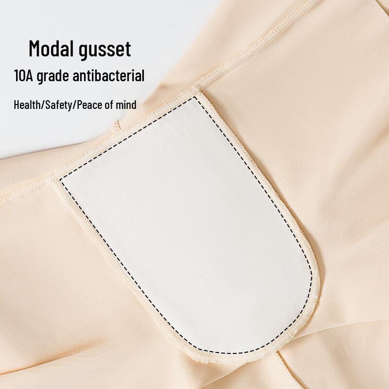 Women's High-Waist Ice Silk Safety Shorts (2-Pack)