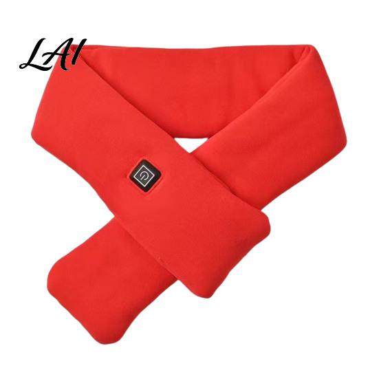 Neck Heating Pad Heated Scarf for Women Men USB Powered Warmer with 3 Modes Rechargeable Outdoor Activities Velvet Soft Wrap Electric Winter