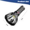 High Power Rechargeable Led Flashlight With Built-in 1200W Battery Usb Charging Life Grade Waterproofing Portable Lighting