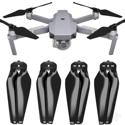 Мастер Эйрскрю Пропеллеры Stealth для DJI Mavic Pro & Platinum, Черные, 4 Штуки