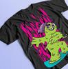 SKATER BOOGER Футболка Мужская и Женская Летняя Хлопковая Свободная Модная С Круглым Вырезом Повседневная С Коротким Рукавом Верх