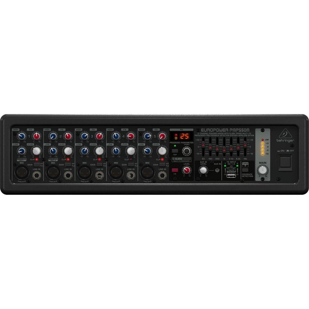 Behringer PMP550M Powered Mixer 500-Watt 5-Channel