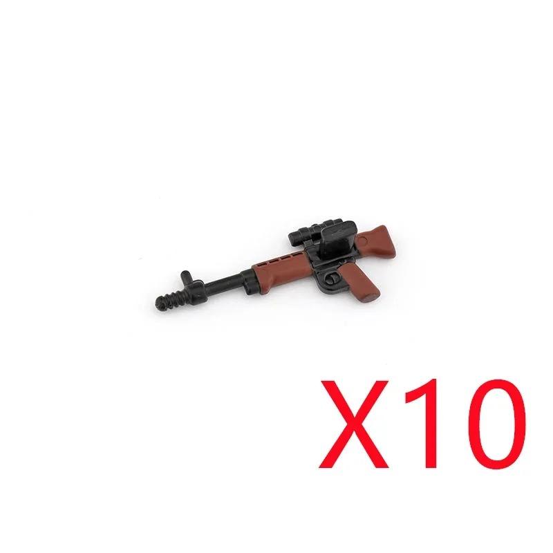 5 СМ Вторая мировая война Военные строительные блоки Американские Немецкие Советские Фигурки солдат Оружие Аксессуары Пистолеты Пистолет Снайперский ремень Мини-кирпичики MOC