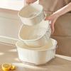 Plastic Draining Basket 3 Size Dishwasher Safe Basket Kitchen Dishwashing Basket Fruit Storage