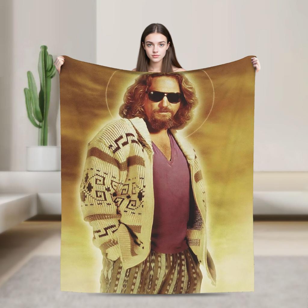 The Big Lebowski Blanket Soft Comfortable Plush Throw Blanket For Bedroom Travel Office Flannel Bedspread Bed Cover
