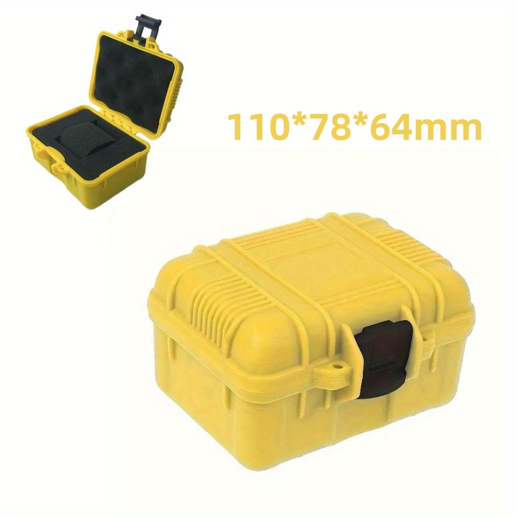 1 шт. Портативный чехол для часов, Прочный пластиковый ящик для хранения часов, Органайзер для часов с защитой от падения, Защитная влагостойкая коробка для часов