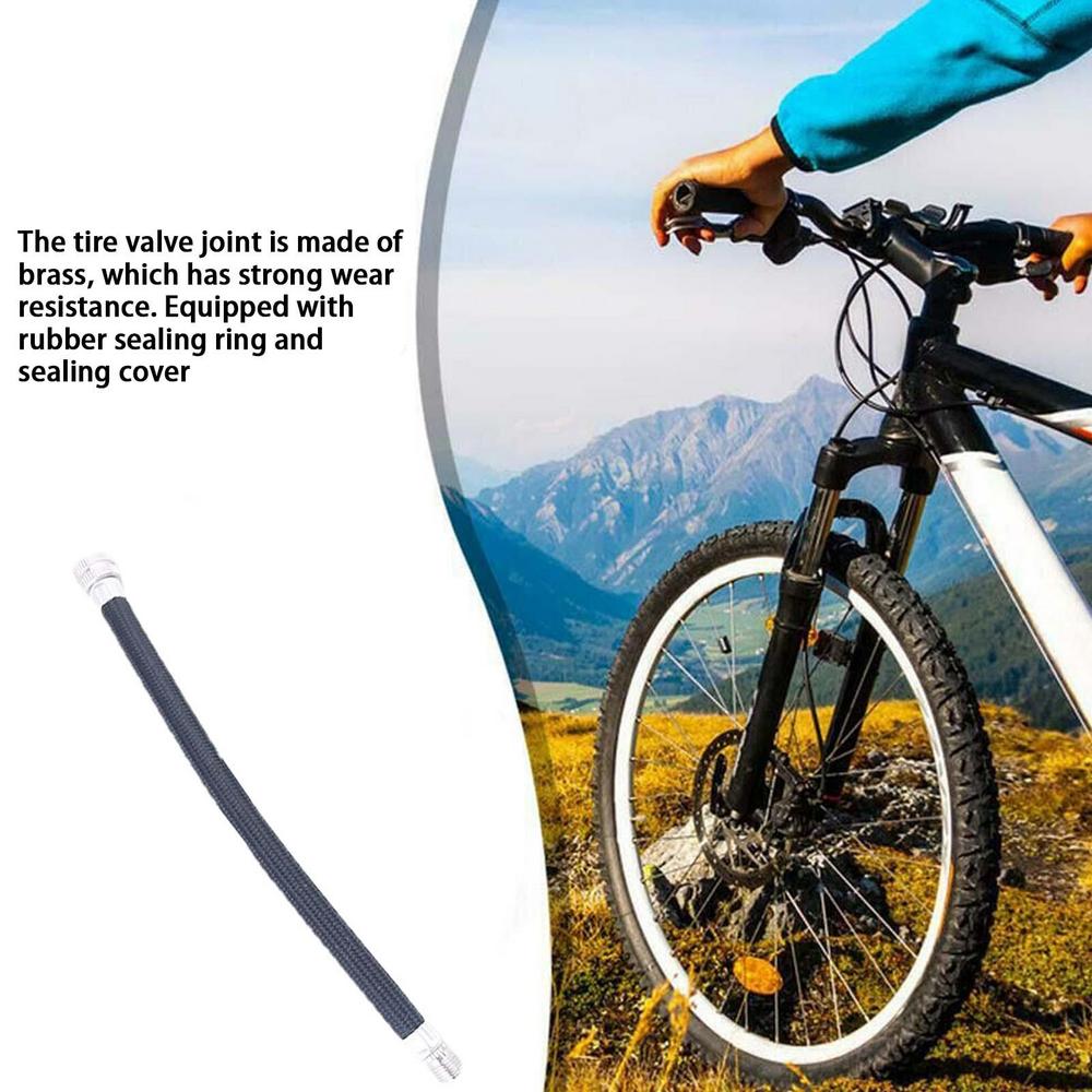 Air Pump Inflator Extension Hose Extended Air Inflator Rubber Tube Universal Pump Supplies Compatible For RV Bicycles And Motorc