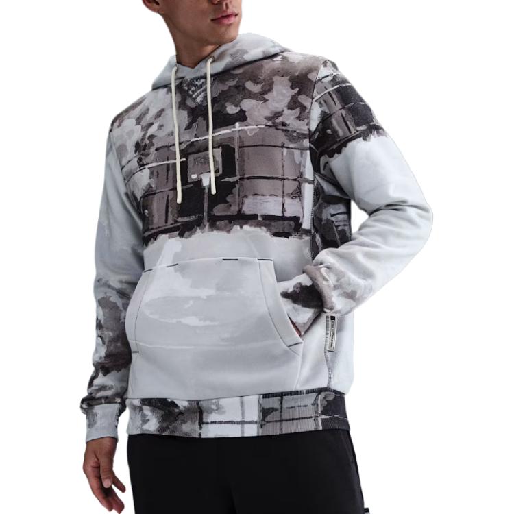 Nike Толстовка с капюшоном с длинным рукавом Мужская одежда Серая HV3517-068