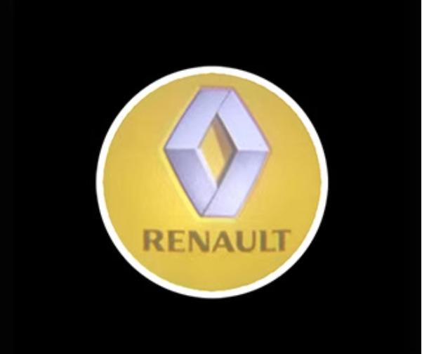 Hub Caps 2PCS LED Renault Welcome Light Projector OEM Fit for Clio Koleos Megane Laguna Latitude Talisman VEL SATIS Renault doo