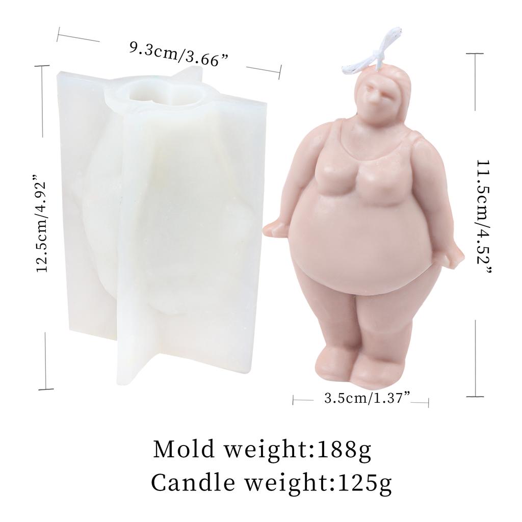 3D Форма женского тела Форма для свечей Поза йоги для мыла ручной работы Эпоксидная смола полимерная глина DIY Ароматизированный гипс Эпоксидная смола