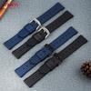 Ремешок для часов из фторкаучука 20 мм 22 мм, пылезащитный резиновый браслет для Omega Seiko, Huawei, Samsung, ремешок для часов, брендовый спортивный ремешок для часов