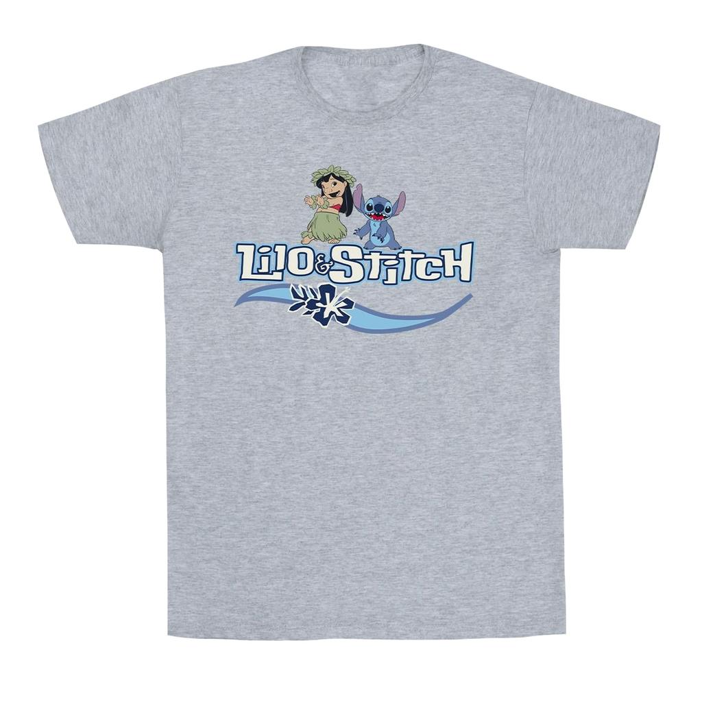Disney Mens Lilo And Stitch Characters T-Shirt