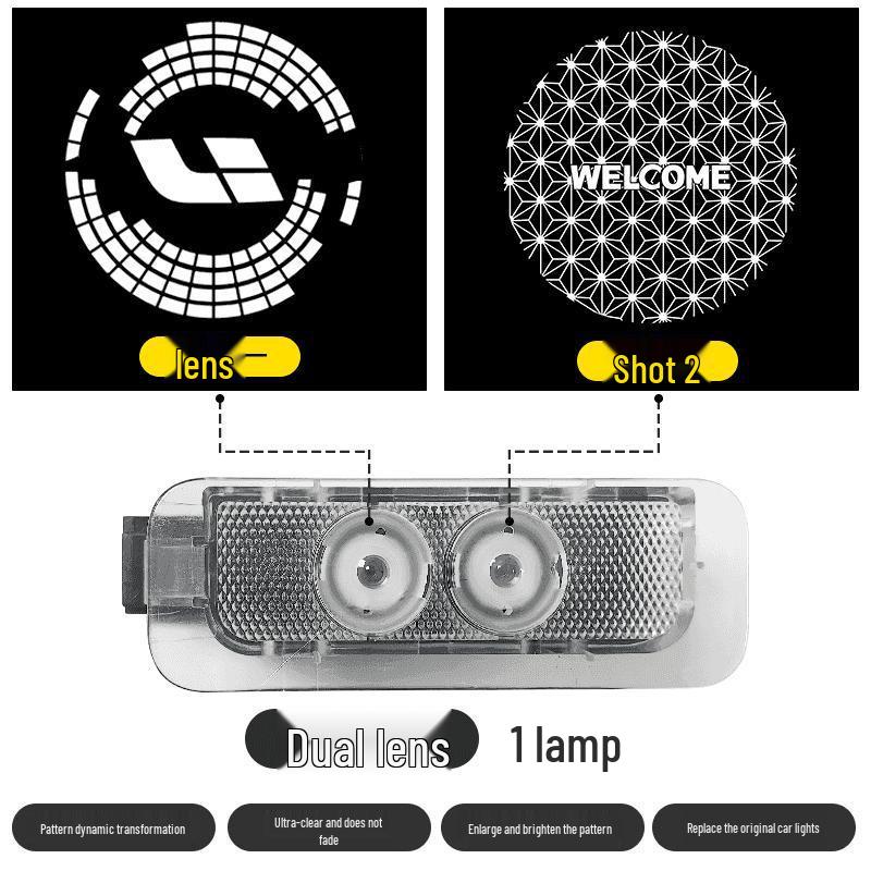 Perfect for Ideal L9 Welcome: ONE Car Door Projection and Dynamic L6, L7, L8 Ambient MEGA Welcome Lights.
