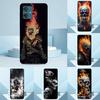 Cown Skull King Bone Phone Case For Motorola Moto G54 5G Painted Back Cover For Moto G54 Power G64 Soft Fundas Customized Photo