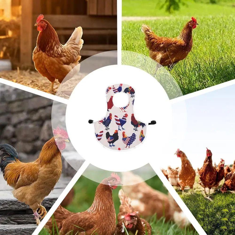 Adjustable Poultry Back Protector Washable Chicken Harness Vest Hen Apron Poultry Back Protector
