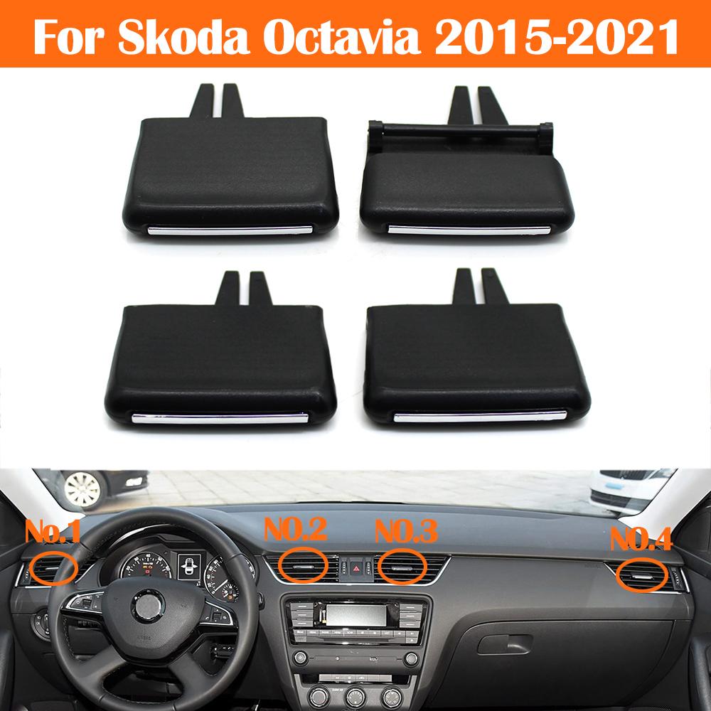 Front Air Conditioner Outlet AC Vent Grille Slider Clip Adjust Knob For Skoda Octavia 3 MK3 A7 RS Combi 2015-2021 5E0819701