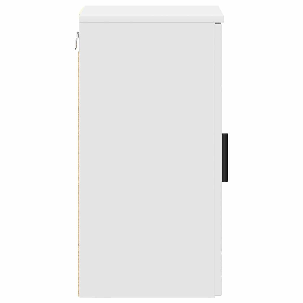 Bathroom Cabinet White 30 x 31.5 x 61 cm Engineered Wood & Metal