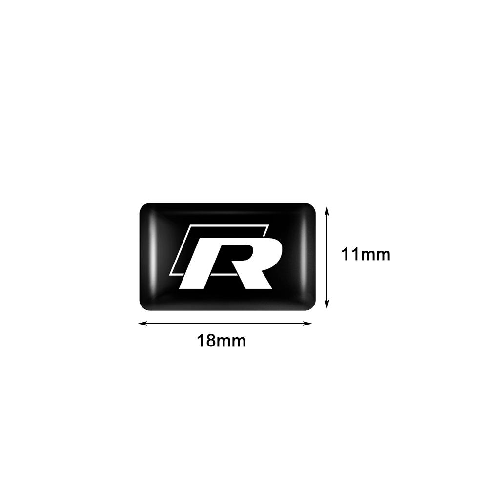 10/20/50Pcs Car Styling 3D Epoxy Stickers Auto Interior Decoration Decals For Volkswagen Vw Tiguan Jetta Scirocco Touran Golf