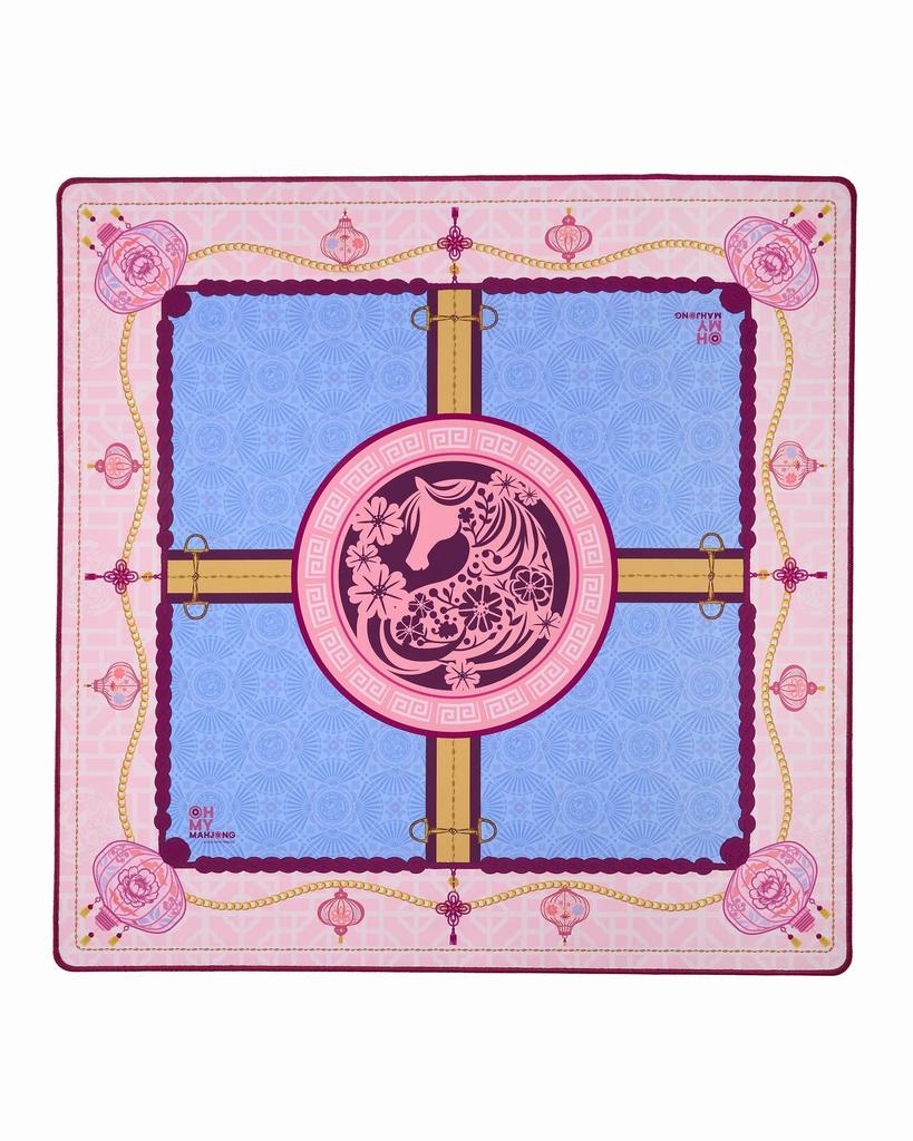 Professional Noise Reduction Mahjong Mat Waterproof Shockproof Custom Design Non-Slip Table Pad for Casino