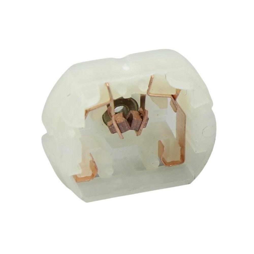 12V DC Motor Rear Cover White Central Lock Part Carbon Brush Holder Central Lock