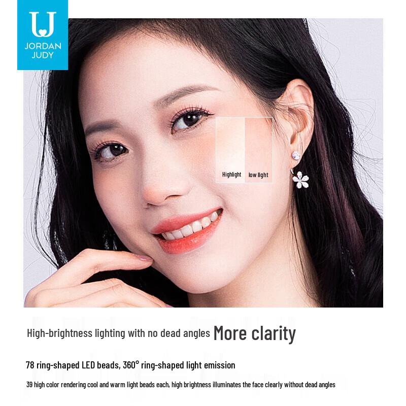 Jordan Judy LED Smart Foldable Makeup Mirror with Light