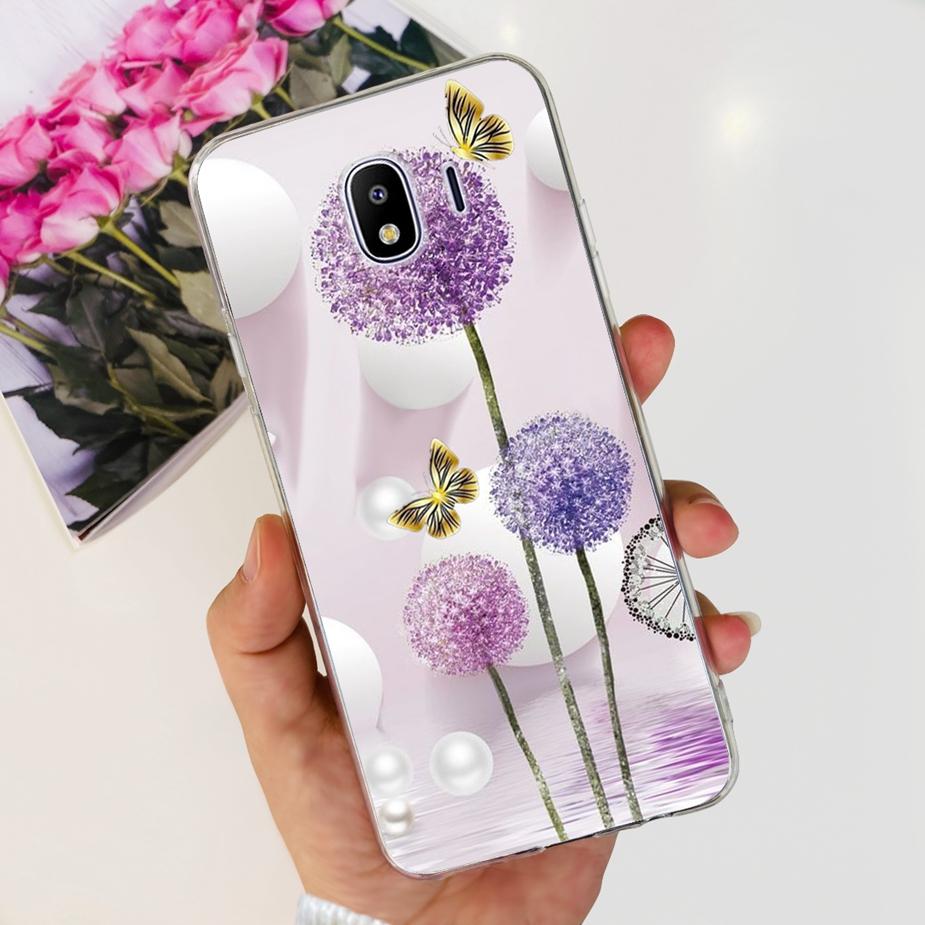 Чехол для Samsung Galaxy J4 2018 SM-J400F Роскошный Прозрачный Силиконовый Мягкий ТПУ Чехол для Телефона Для Samsung J4 Plus J4+ J415F Задняя Крышка Capa